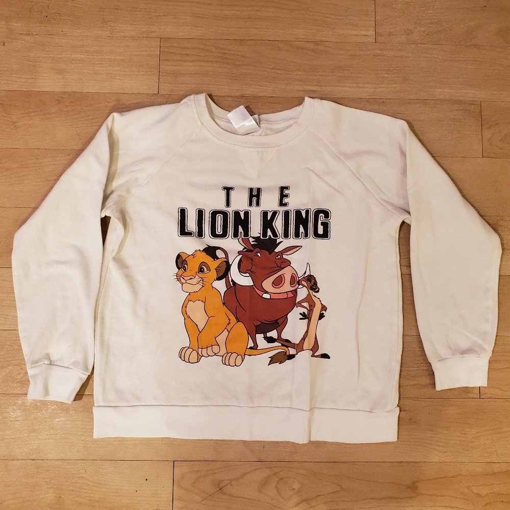 Disney The Lion King Crew Neck Sweater Size Medium